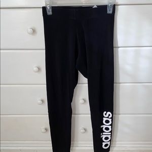 black adidas leggings